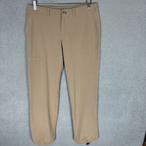 Patagonia Pants Womens 6 Khaki Roll‎ Up Pockets Outdoor Hiking Lightweight